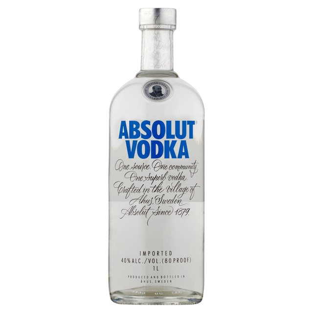 Absolut Vodka 1.0Ltr