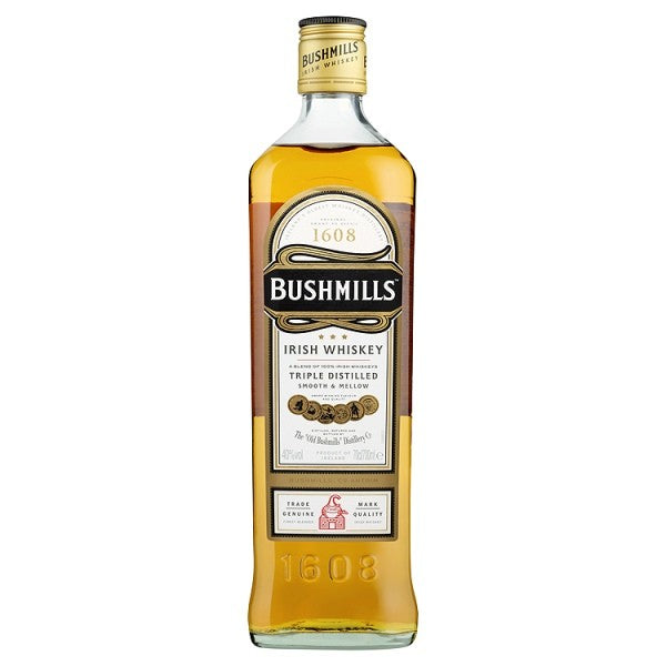 Bushmills case of 6 Irish Whiskey (700ml, 40%)