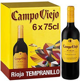 Campo Viejo case of 6 Rioja Tempranillo (750ml, 13.5%)